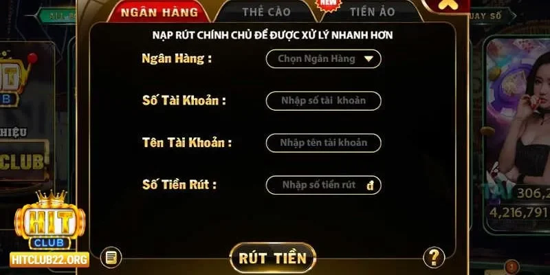 Lợi ích khi thực hiện rút tiền tại cổng game Hitclub