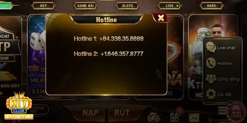 Phương án kết nối với nền tảng giải trí Hitclub