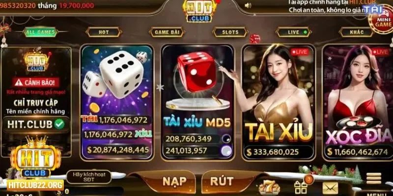 Tải app Hitclub với cơ hội kiếm tiền hấp dẫn
